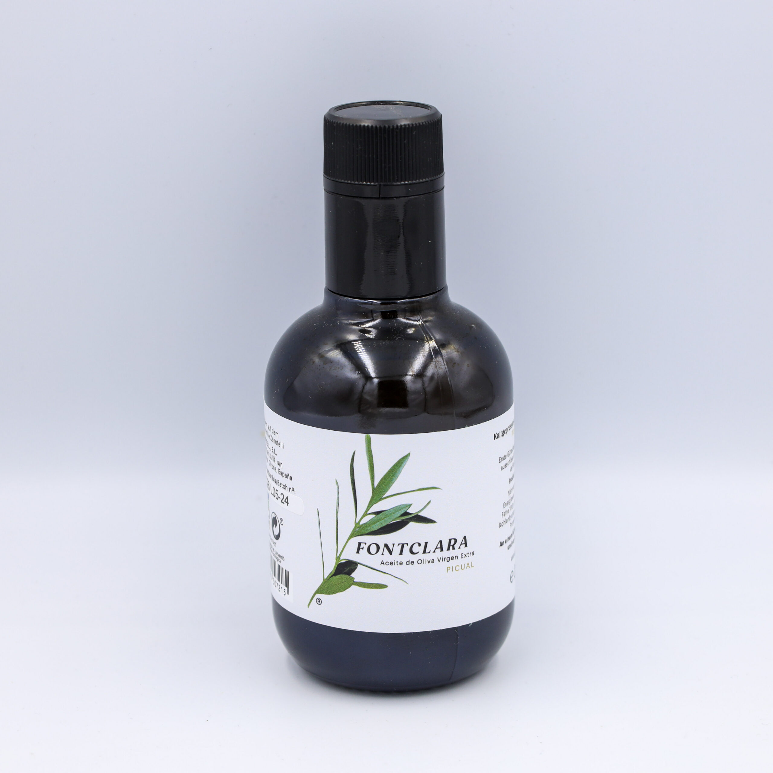 Fontclara Picual Aceite de Oliva Virgen Extra Bio – Bio-Olivenöl aus Katalonien (250ml)